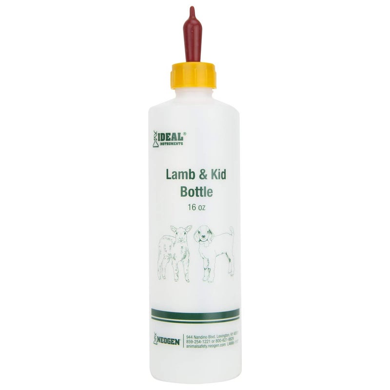 Neogen Ideal 7004 Lamb & Kid Bottle 16oz w/Red Screw-On Teat - Image 1